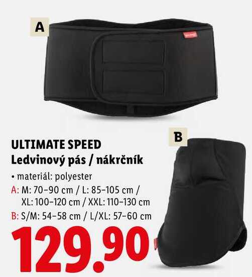 ULTIMATE SPEED Ledvinový pás/nákrčník