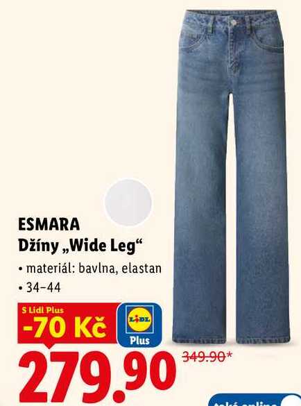 ESMARA Džíny „Wide Leg"