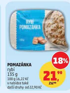 POMAZÁNKA rybí, 135 g