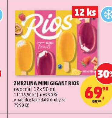 ZMRZLINA MINI GIGANT RIOS, 12x 50 ml 