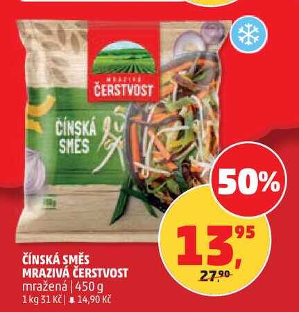 ČÍNSKÁ SMĚS MRAZIVÁ ČERSTVOST, 450 g 
