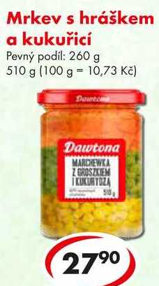 Mrkev s hráškem a kukuřicí, 510 g