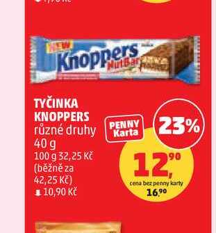 TYČINKA KNOPPERS, 40 g 