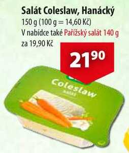 Salát Coleslaw, Hanácký, 150 g 
