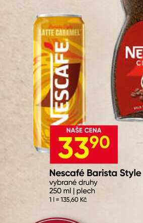 Nescafé Barista Style vybrané druhy 250 ml 