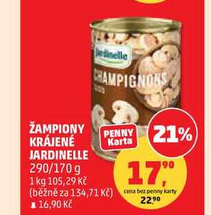 ŽAMPIONY KRÁJENÉ JARDINELLE, 290 g