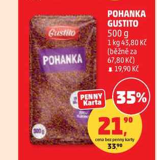 POHANKA GUSTITO, 500 g