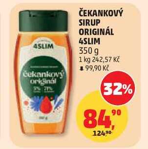 ČEKANKOVÝ SIRUP ORIGINÁL 4SLIM, 350 g