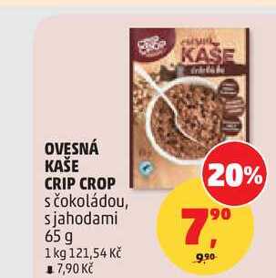 OVESNÁ KAŠE CRIP CROP, 65 g 