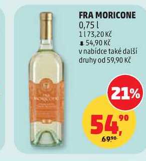 FRA MORICONE, 0,75 l