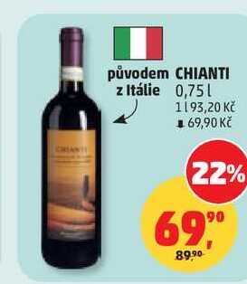 CHIANTI, 0,75 l