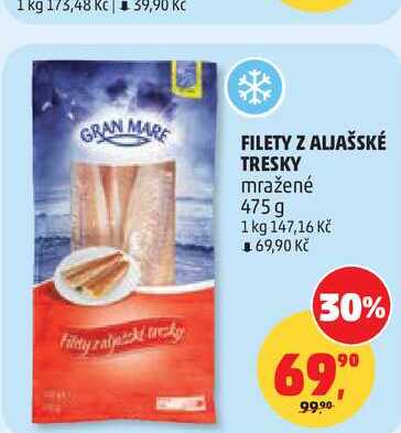 FILETY Z ALJAŠSKÉ TRESKY, 475 g 