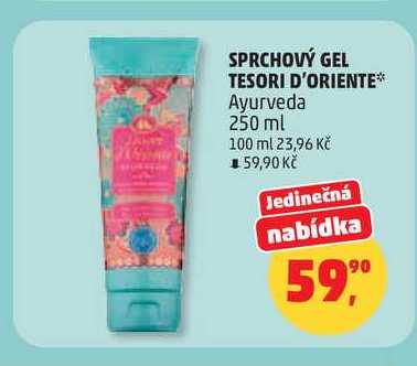 SPRCHOVÝ GEL TESORI D'ORIENTE, 250 ml 