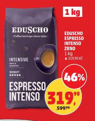 EDUSCHO ESPRESSO INTENSO ZRNO, 1 kg