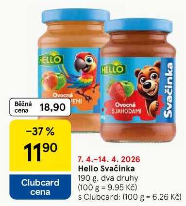 Hello Svačinka, 190 g 