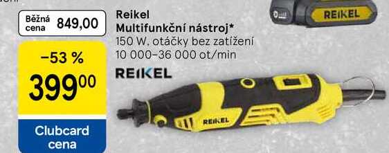 Reikel Multifunkční nástroj, 150 W, otáčky bez zatížení 10 000-36 000 ot/min 