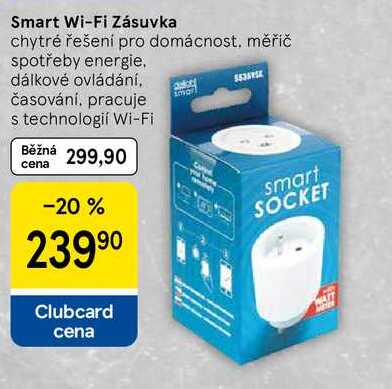 Smart Wi-Fi Zásuvka chytré řešení pro domácnost, měřič spotřeby energie. dálkové ovládání. časování, pracuje s technologií Wi-Fi  