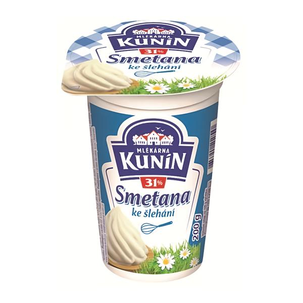 Mlékárna Kunín Smetana ke šlehání 31%