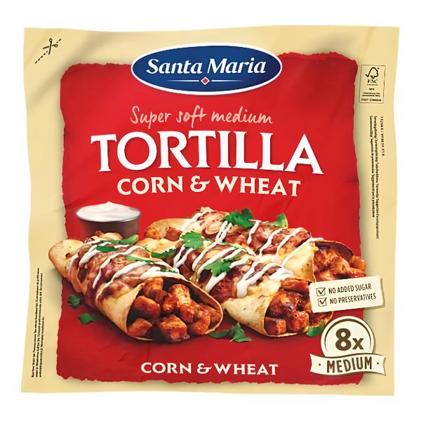 Santa Maria Tex Mex Pšenično-kukuřičné tortilly 8ks