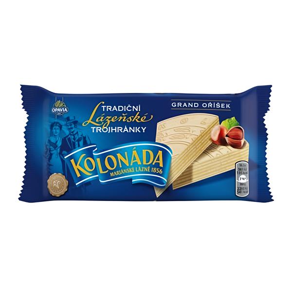 Opavia Kolonáda Trojhránky lázeňské oplatky Grand oříšek