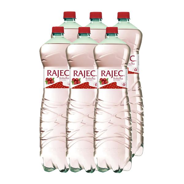 Rajec Pramenitá voda Brusinka jemně sycená 6x1,5l