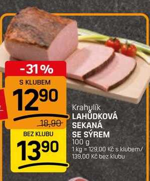 SEKANÁ SE SÝREM 100 g