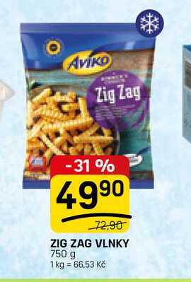 ZIG ZAG VLNKY 750 g