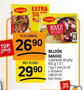 BUJÓN MAGGI vybrané druhy 60 g 