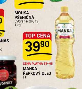 MANKA ŘEPKOVÝ OLEJ 1l