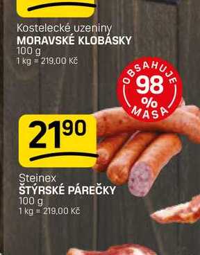 ŠTÝRSKÉ PÁREČKY 100 g