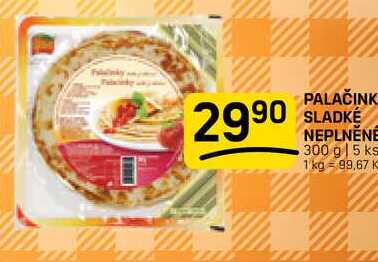 PALAČINK SLADKÉ NEPLNENE 300 g
