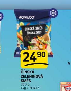 ČÍNSKÁ ZELENINOVÁ SMĚS 350 g