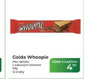 Golda Whoopie Max oplatka s kakaovým krémem 50g