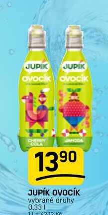 JUPÍK OVOCÍK vybrané druhy 0,33l