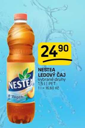 NESTEA LEDOVÝ ČAJ vybrané druhy 1,5l