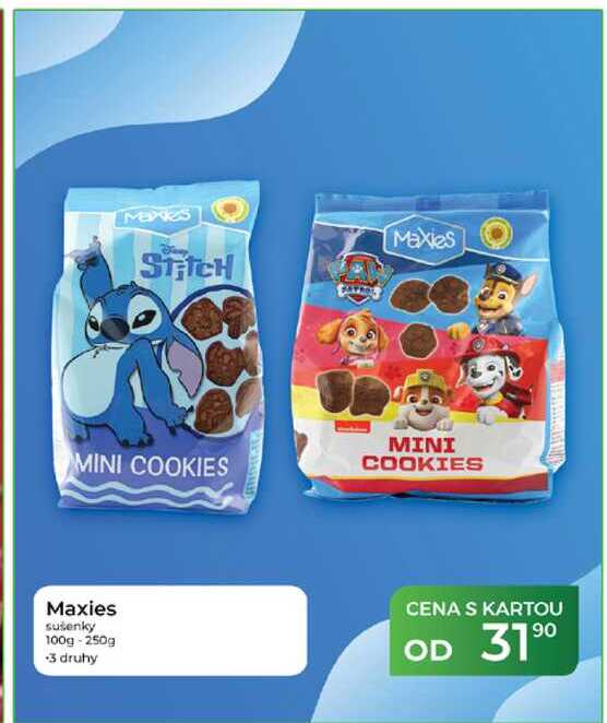 Maxies sušenky 100g-250g