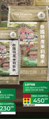 LOTUS rýže 9,077 kg