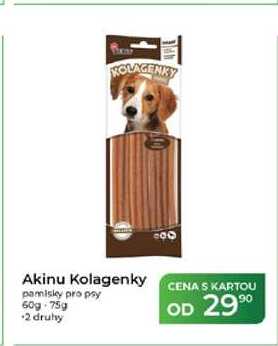 Akinu Kolagenky pamlsky pro psy 60g 75g