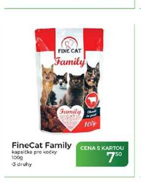 FineCat Family kapsička pro kočky 100g