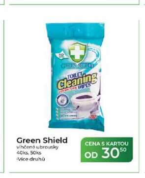  Green Shield vlhčené ubrousky 40ks, 50ks