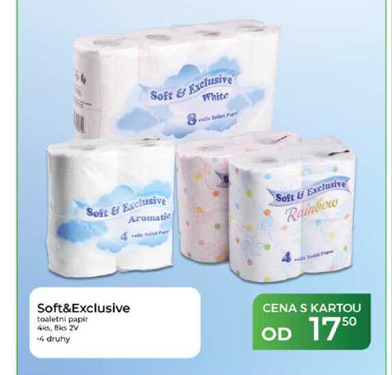 Soft&Exclusive toaletní papír 4ks