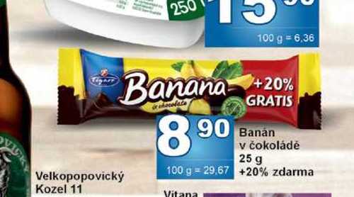 Banán v čokoládě 25 g