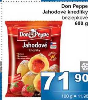 Don Peppe Jahodové knedlíky bezlepkové 600 g 
