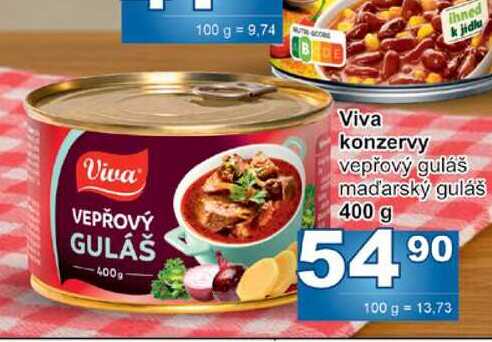 Viva konzervy 400g