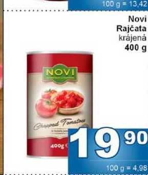 Novi Rajčata krájená 400 g 