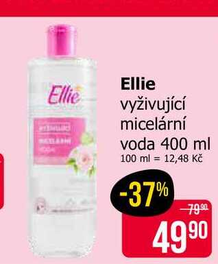 Ellie vyživující micelární voda 400 ml 