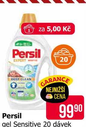 Persil gel Sensitive 20 dávek
