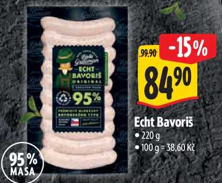 Echt Bavoriš 220 g