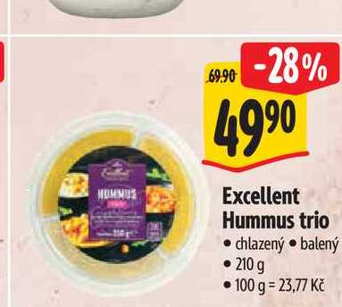  Excellent Hummus trio 210 g