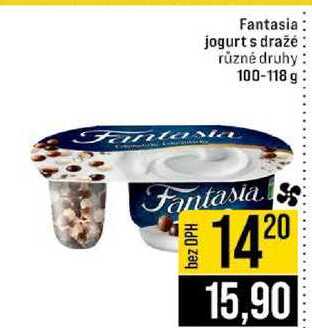 Fantasia jogurt s dražé různé druhy 100-118 g